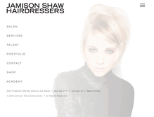 Tablet Screenshot of jamisonshaw.com